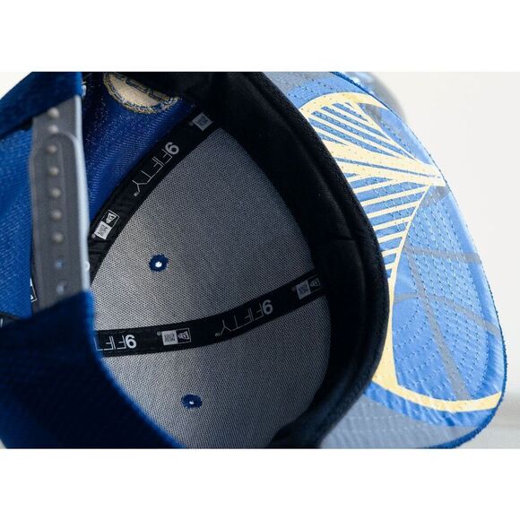 New‎ Era Golden State Warriors Blue NBA 59Fiftyb Snapback Hat Cap - Picture 10 of 14